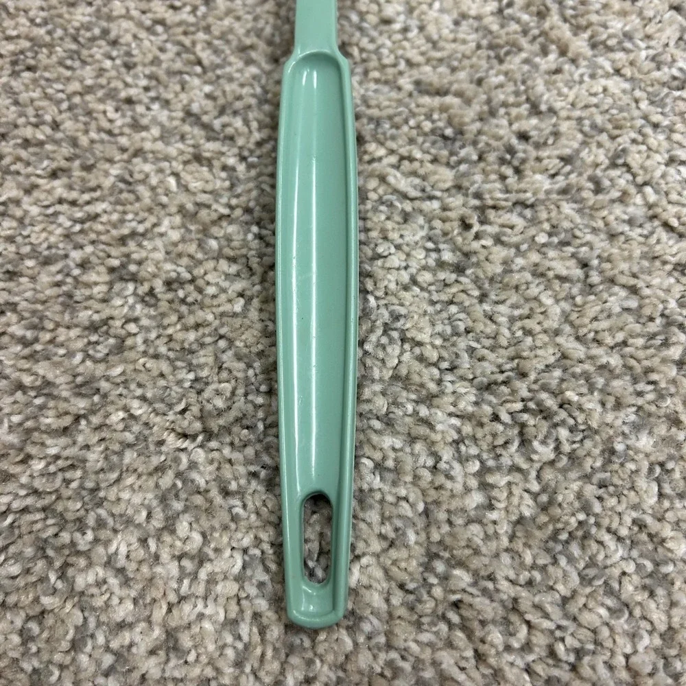 EKCO Mixing Spoon 11 Inch‎ Green Vintage USA Dishwasher Safe Plastic Utensil